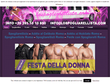 Tablet Screenshot of lospogliarellista.com